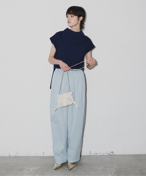 LA BELLE ETUDE スラックス パンツ リラックスワイドスラックス