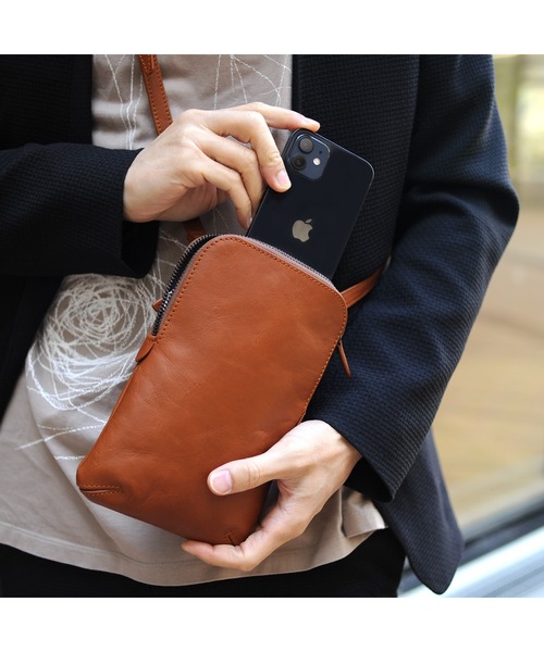JOYA（ジョヤ） ショルダーバッグ オイルレザー縦型スマホショルダー