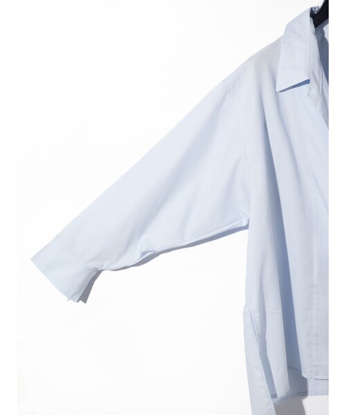 ブラウス シャツ MIDIUMISOLID for Ladies ジャケットライクシャツ レディース セール】MIDIUMISOLID for Ladies ジャケットライクシャツ