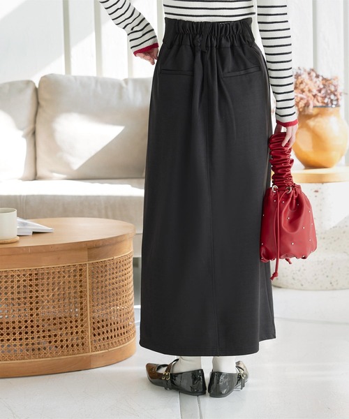 KOBE LETTUCE スカート ストレッチスラックス風タイトスカート  