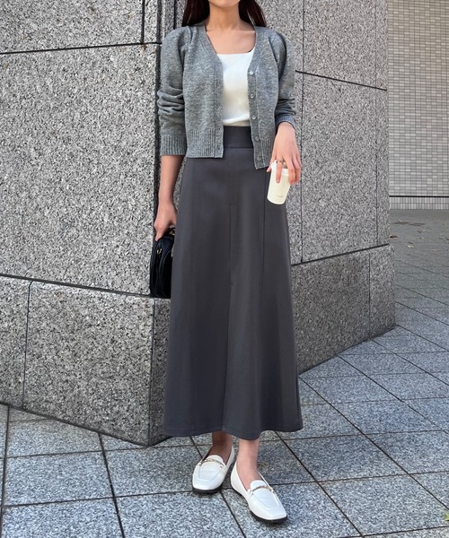 KOBE LETTUCE スカート ストレッチスラックス風タイトスカート  