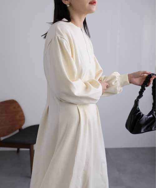 ap retro ワンピース ハーフジップ ポンチワンピース : ZOZOTOWN Yahoo