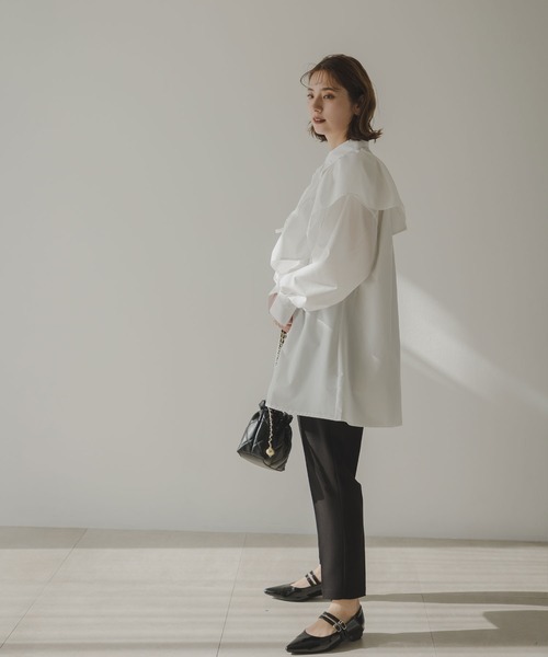 近年 ENFOLD SOMELOS パディングシャツ 中綿入り ブラウス 近年 ENFOLD SOMELOS パディングシャツ 中綿入り ブラウス