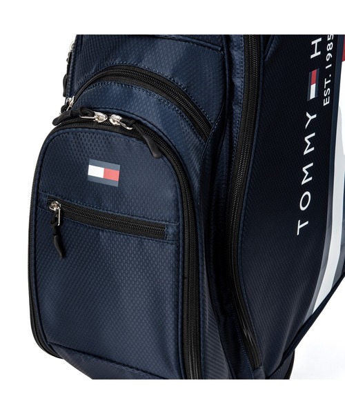 ‼️美品‼️トミーヒルフィガー キャディバッグ スタンド ネイビー TOMMY HILFIGER GOLF ゴルフ スタンドキャデイバッグ ベーシック
