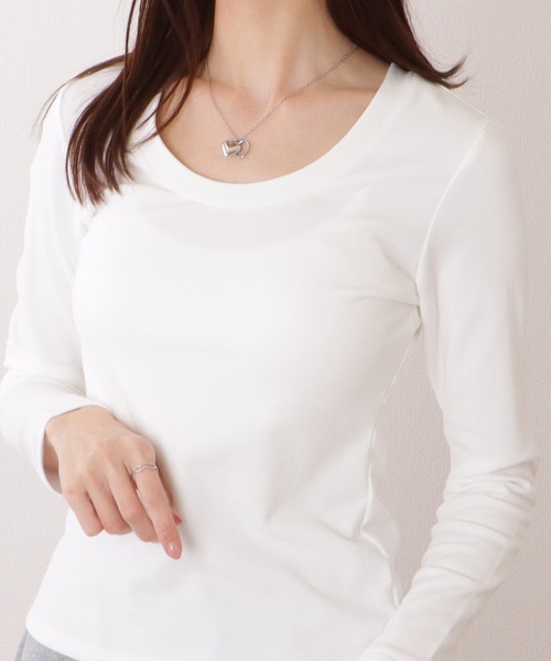 Lace Ladies（レースレディース） tシャツ Uネック ベーシック カラー 