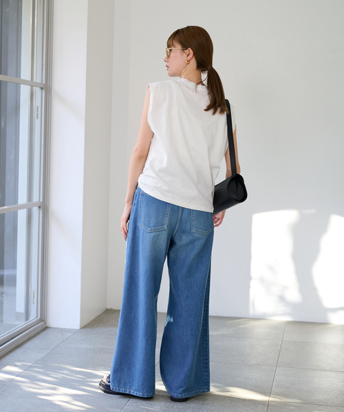 FRAMeWORK tシャツ Tシャツ フォトプリントノースリT レディース