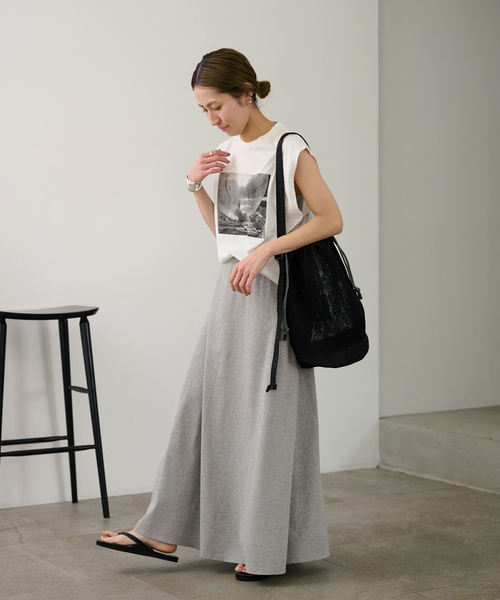 FRAMeWORK tシャツ Tシャツ フォトプリントノースリT レディース
