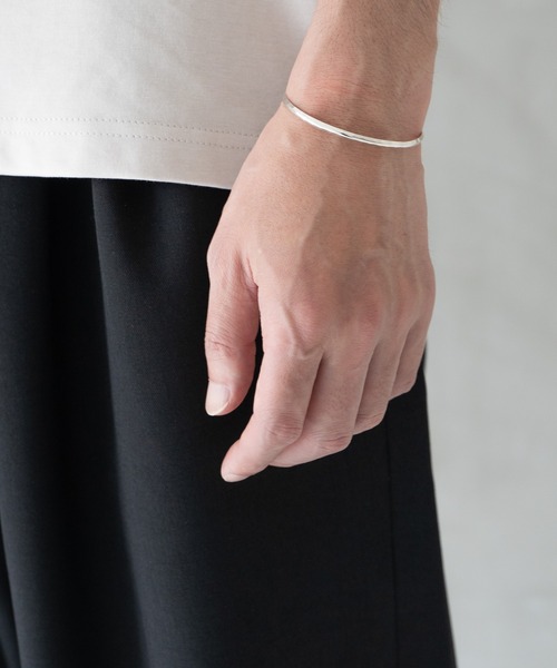 SENTI バングル SHARPEN FINE BANGLE SV シャープド細バングル 