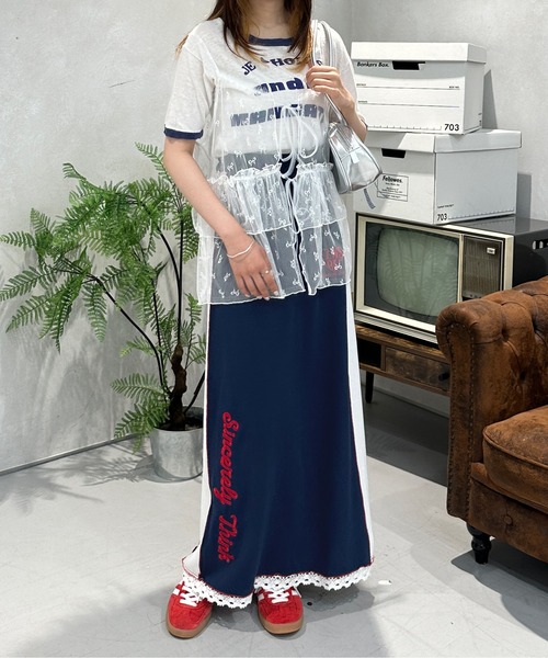 新品同様★JUDDY CORN の スエットスカート★M～L WEB限定追加7》スウェットマキシスカート（ロング・マキシ丈