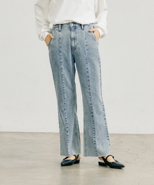 ジーンズ デニム デニムパンツ GOODデニムフレアパンツ/118368 レディース | GLOBAL WORK | 13