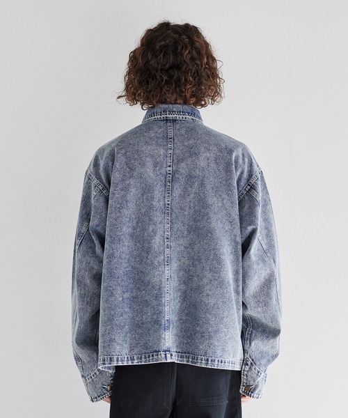 デニムブルゾン[ JEANS] 関税込送料無料 胸ポケット2つあり ASTRONOMY デニムジャケット gジャン Buyer's Select/10.5オンス