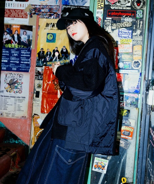 niko and… ジャケット ブルゾン 「MODE NORM CORE」リブ×キルト