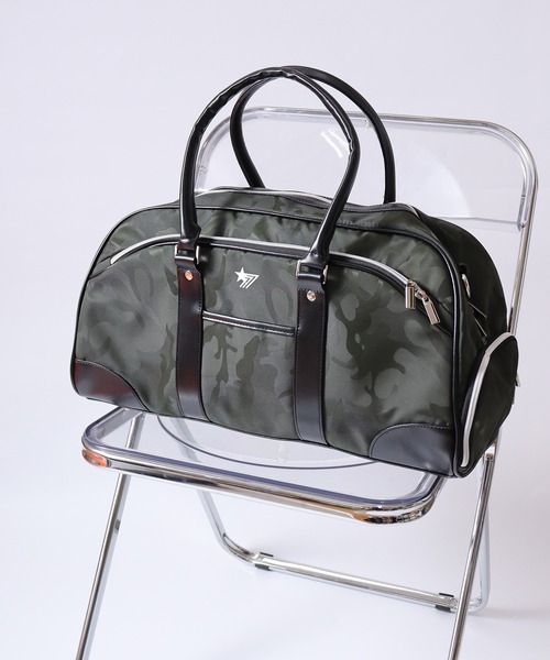 STELLA77GOLF ボストンバッグ カモフラ柄ボストンBAG メンズ