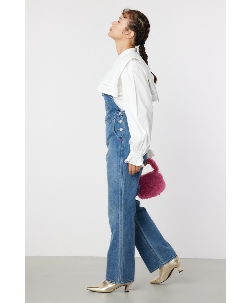 RODEO CROWNS カラーオーバーダイ サロペット RODEO CROWNS WIDE BOWL カラーオーバーダイサロペット PUR