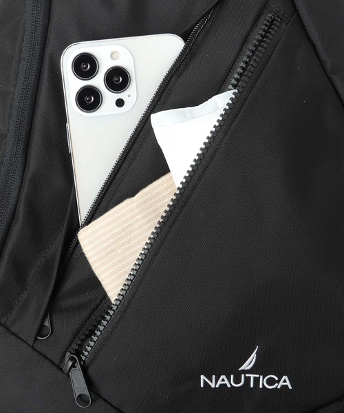NAUTICA（ノーティカ） ウエストポーチ オールブラック スリング