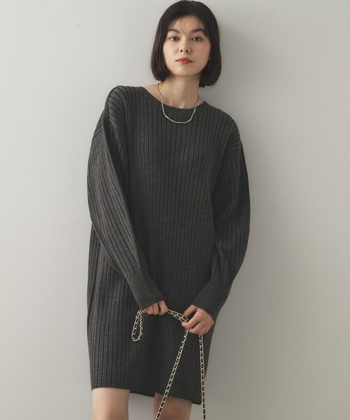 ERISABETTA FRANCHI ミニワンピース ドレス ワイドネック ERISABETTA FRANCHI ミニワンピース ドレス ノースリーブ