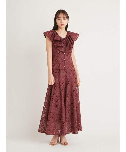 「SNIDEL」 ノースリーブブラウス ONE SIZE グレー レディース SNIDEL 「SNIDEL」 ノースリーブブラウス ONE SIZE グレー