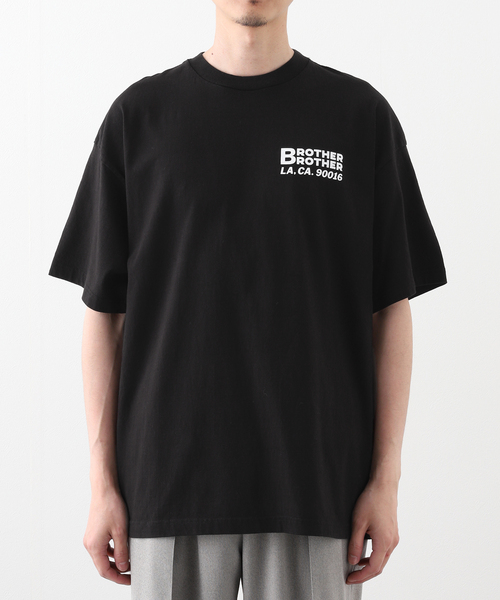 WISM tシャツ 「BROTHER BROTHER / ブラザー ブラザー」SHOP TEE