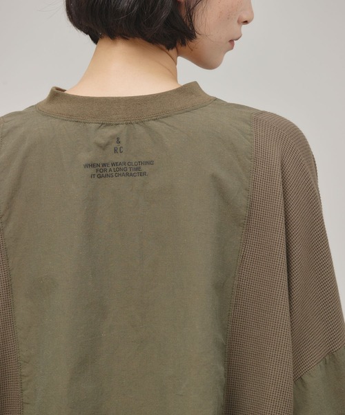 Curensology（カレンソロジー） tシャツ /「＆RC」ワッフルヘンリー