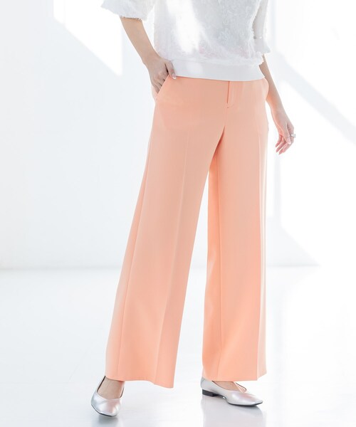 INDIVI パンツ 春SALE！「復活！褒められパンツ」ストレッチ