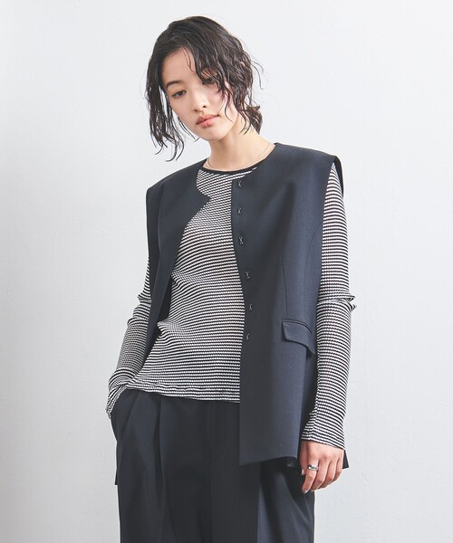 UNITED ARROWS tシャツ シアー フィット クルーネック カットソー 