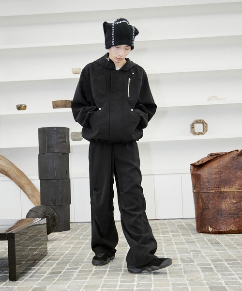 CONZ ブルゾン アウター ショートフードブルゾン2 メンズ : ZOZOTOWN