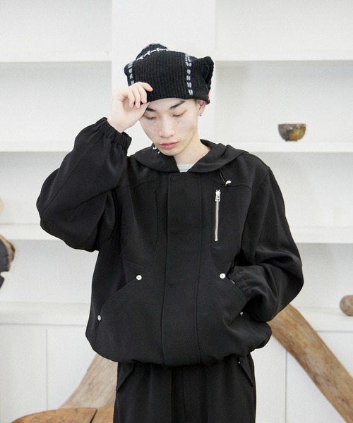 CONZ ブルゾン アウター ショートフードブルゾン2 メンズ : ZOZOTOWN