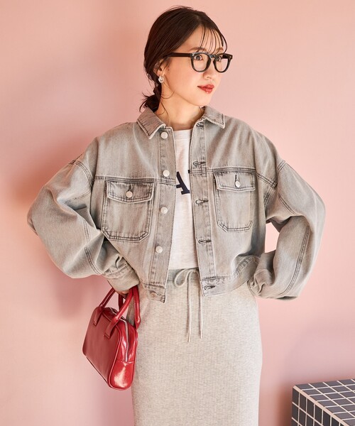 ✨美品 シーニュ フレアデニムジャケット cia - メルカリ