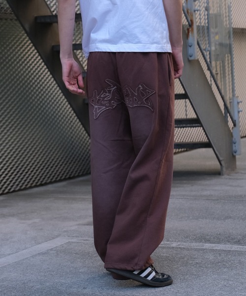SEQUENZE ワイドパンツ スウェットパンツ ジャージ メンズ レディース