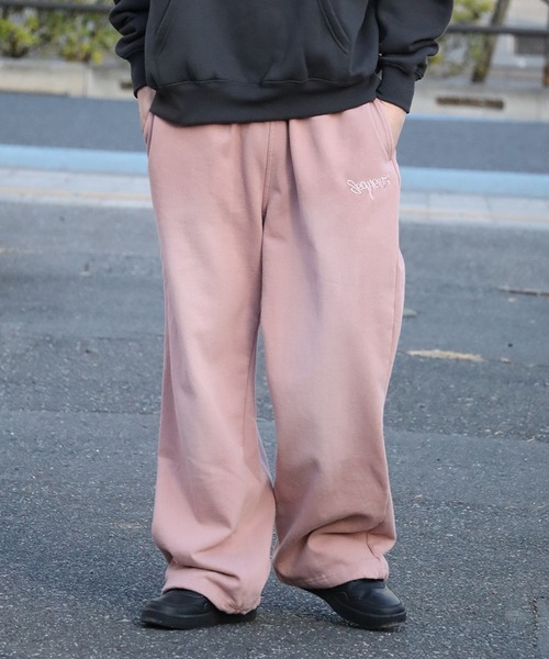 SEQUENZE ワイドパンツ スウェットパンツ ジャージ メンズ レディース