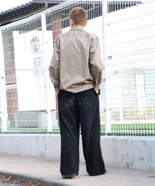 SEQUENZE ワイドパンツ スウェットパンツ ジャージ メンズ レディース