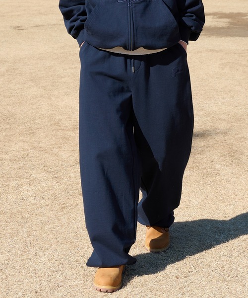 Perushu スウェットパンツ ジャージ heavy weight wide straight