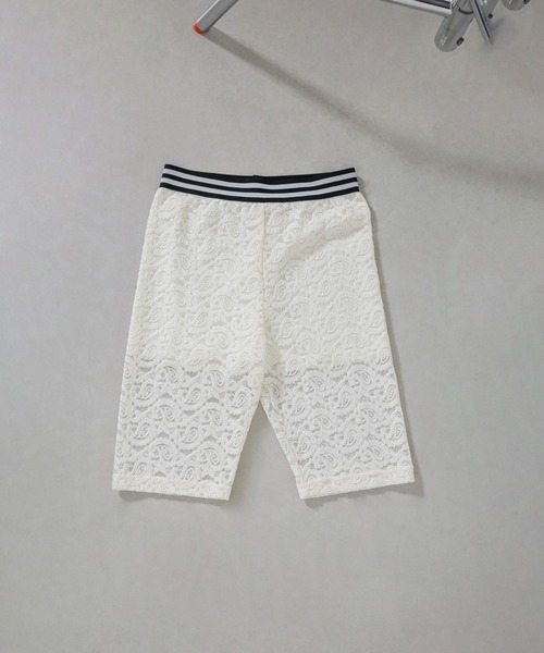 【soor ploom】essential ROSE BUDレギンス 2y ROSE BUD レギンス スパッツ レースレギンス レディース