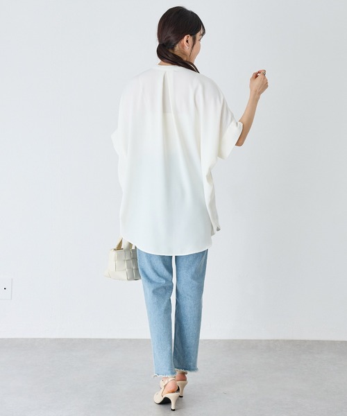 ブラウス シャツ スウェードBIGシャツ　586967 レディース y6140_1.jpg