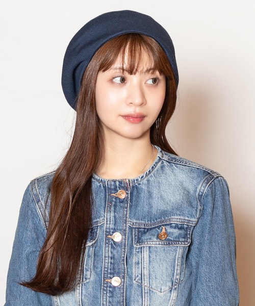 キディル CA4LAコラボ ビッグベレー帽 グリーン m14462995415_1.jpg?1651935770