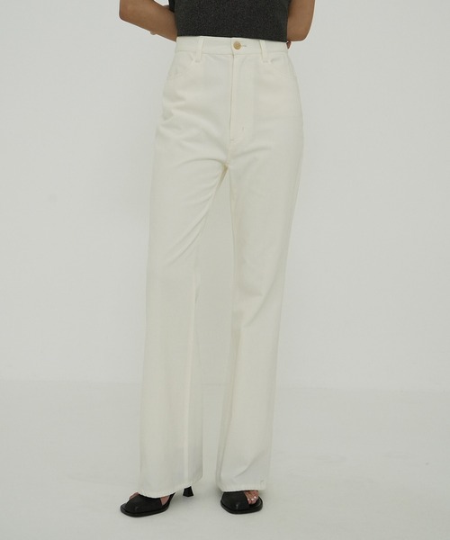 CLANE（クラネ） パンツ FIT FLARE CENTER PRESS PANTS レディース