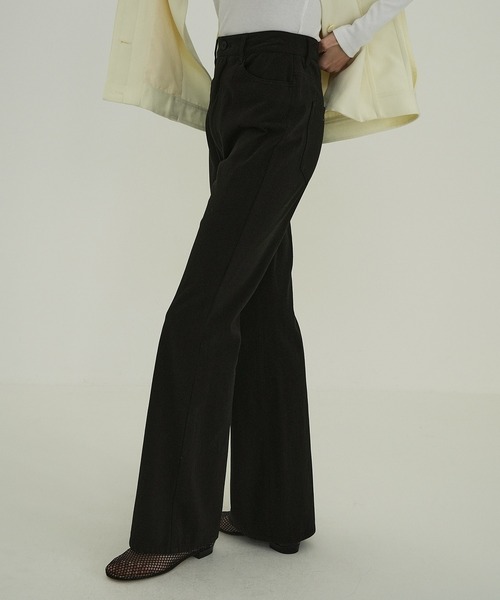 CLANE（クラネ） パンツ FIT FLARE CENTER PRESS PANTS レディース
