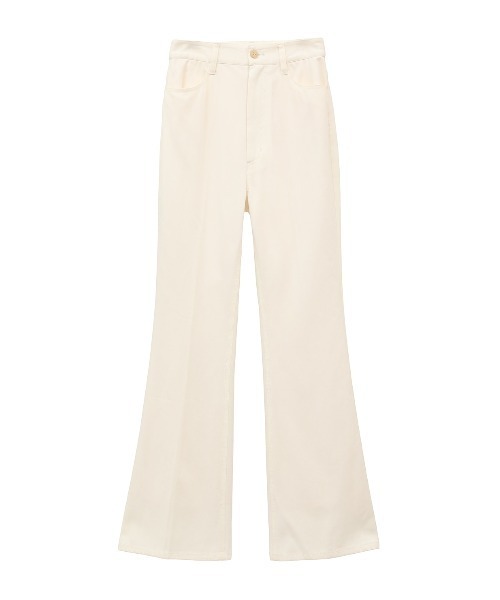 CLANE（クラネ） パンツ FIT FLARE CENTER PRESS PANTS レディース