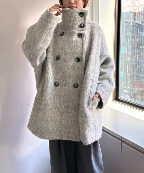 COLLAGE GALLARDAGALANTE コート ライトグレー フリー COLLAGE GALLARDAGALANTE（コラージュ ガリャルダガランテ） コート