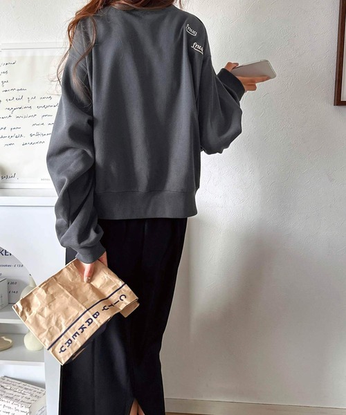 [Java] тренировочный cut and sewn MEDIUM. серый женский 