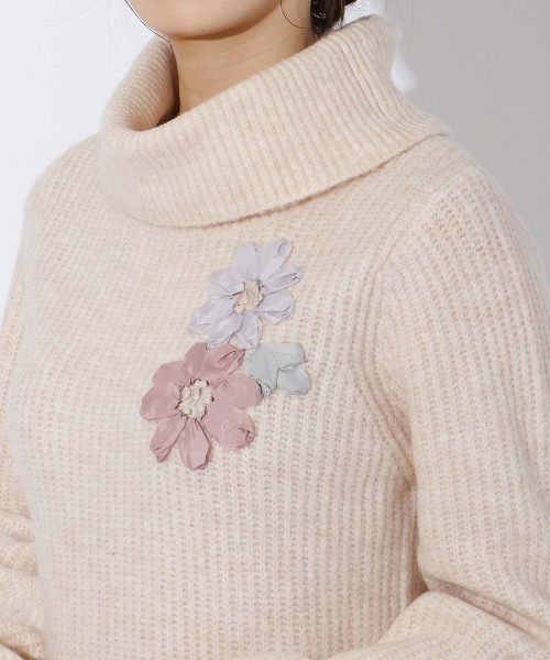 「WILLSELECTION」 ニットワンピース MEDIUM オフホワイト レディース_画像5