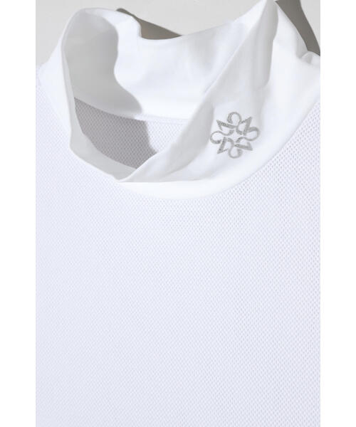 tシャツ 「St ANDREWS」ツインコットUV×SUNPROFITメッシュ長袖Uネックカットソー (WOMENS) レディース St ANDREWS tシャツ 「St ANDREWS」ツインコットUV×SUNPROFIT