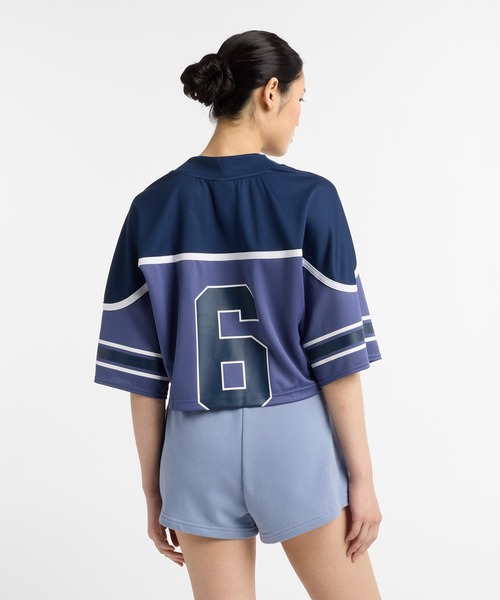 New Balance tシャツ ジャージメッシュショートスリーブTシャツ