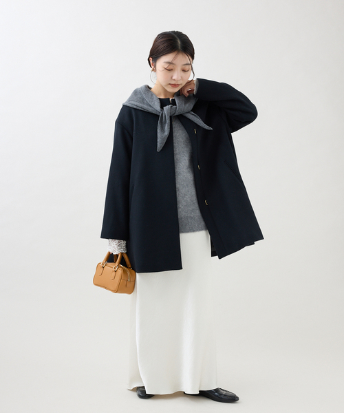 IENA（イエナ） ノーカラーコート 36 ベージュ レディース : ZOZOTOWN