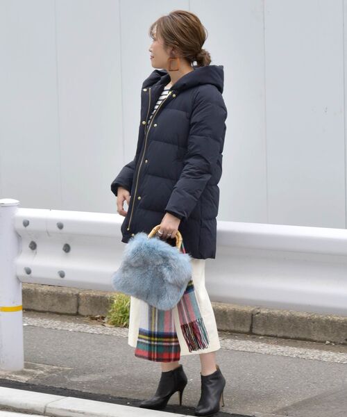 「Khaju」 ダウンジャケット 36 ベージュ レディース_画像9