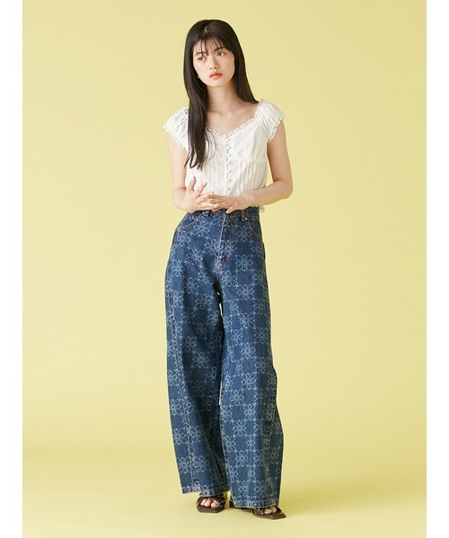 LILY BLOWN ルーズフィットワイドデニム　サイズ0 LWFP252019_p_60_LL.jpg