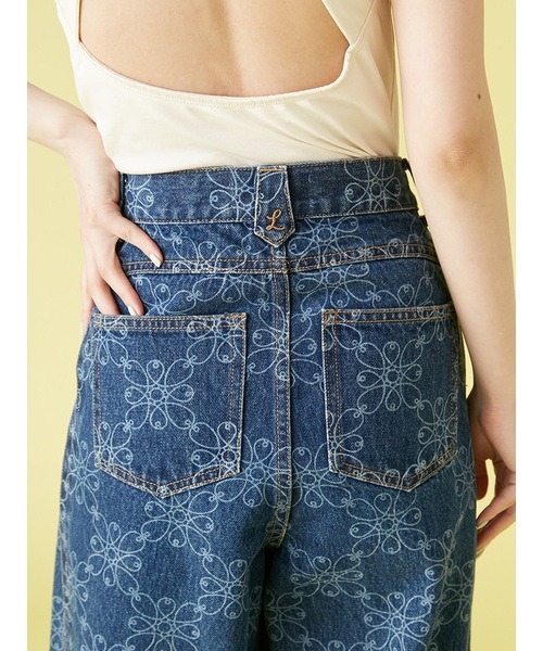 LILY BLOWN ルーズフィットワイドデニム　サイズ0 LILY BROWN パンツ ルーズフィットワイドデニムパンツ