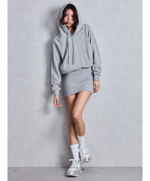 GYDA スウェットドッキングワンピ GYDA ワンピース ドッキングスウェットワンピース : ZOZOTOWN