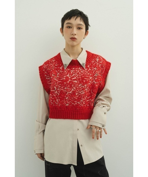 クヌースマーフ ジレ sheer undulate gillet/2color (unisex) | KNUTH MARF