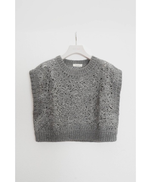 Knuth Marf ベスト ジレ embroidery knit best レディース